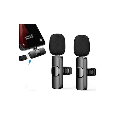 NEW Type-C Wireless Microphone, Wireless Clip-On Microphone, C-Type Video Recording Microphone