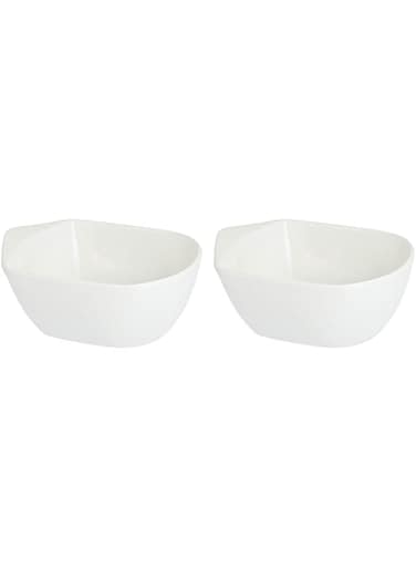 Symphony Modern Bowls Set - 2 Pieces - White