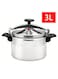 Large Capacity Heavy-Duty Aluminum Pressure Cooker With Fast Heat Distribution, 7-Tier Locking Lid &amp; Safety Valve System, Induction Compatible For Gas/Electric Stoves, For Family Meal Cooking, Durable &amp; Easy-Clean Design