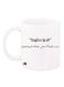 Arabic Phrase Design Mug White/Black