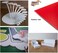 A3 Red Double Sided Foam Board (42 x 29.7 cm) &ndash; 4 Pack   5mm Thick Polystyrene Sheets for Model Making, Photo Mounting, Presentations, Arts &amp; Crafts, School &amp; Office