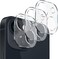 Muzz Camera Lens Protector for iPhone 15promax, 3 Pack, 9H Hardness, Anti-Scratch, Case Friendly, No Effect on Night Shots (iPhone 15 Pro max)