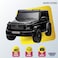 Lovely Baby Mercedes-Benz Powered Riding Jeep for Kids LB G63DX, Car w/ Remote-Control, Light &amp; Music 1-6 Yrs - Black