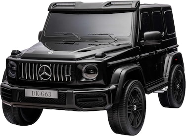 Lovely Baby Mercedes-Benz Powered Riding Jeep for Kids LB G63DX, Car w/ Remote-Control, Light &amp; Music 1-6 Yrs - Black