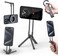 ULANZI MA30 Magnetic Phone Tripod Stand for iPhone - Aluminium Maglock Smartphone Mini Tripod Pocket Cell Phone Stand Strong Magnet Quick Mount Compatible with iPhone 16 15 14 13 12 Series (Dark Gray)