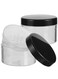 Pcs Plastic Powder Containers with Lids, Small Empty Jars for Face Cream, Makeup, Body Powder, Travel Storage and Portable Cosmetic Case