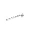 Cloth Slide 7 Balls Wall Hanger, Silver