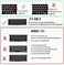 US Layout English Silicone Keyboard Cover Compatible with MacBook Pro 13/15 Inch with Touch Bar - Models:-A1706/A1707/A1989/A1990/A2159   Release 2016-2019" Navy Blue