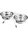 Trixie Eat on Feet Anti-Rattle Steel Bowl Set for Dogs - 250ML