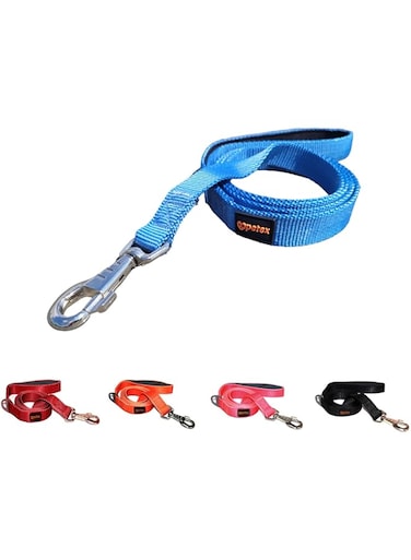 Catchy Pet Supplies CATCHY Premium Non-Adjustable Dog Leash, 1.4m Long Dog Lead with Comfortable Padded Handle, Chew Proof and Heavy Duty Lead for Small, Medium and Large Dogs (Blue)
