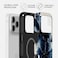 Mobcos iPhone 17 Pro Velvet Night Premium Case Compatible with Hybrid Dual-Layer Hard Shell + Silicone Protection - Scratch-Resistant Shockproof Mobile Cover
