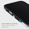 Mobcos iPhone 17 Pro Velvet Night Premium Case Compatible with Hybrid Dual-Layer Hard Shell + Silicone Protection - Scratch-Resistant Shockproof Mobile Cover