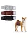 ELECDON Dog Diapers Male Washable, (3 Pack) Reusable Male Dog Diapers, Strong Water Absorption No Leakage Belly Band for Male Dogs, Comfortable Durable Adjustable Male Dog Wraps