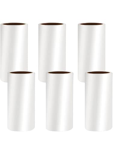 Lint Rollers 6PCS Refills Full 360 Sheets Sticky Lint Roller for Clothes, Sofa, Bed and Carpet, Lint Roller for Pet hair, Cat Hair, Dog Hair, Dust
