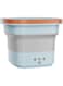 Arabest Portable Washing Machine,Mini Foldable Washing Machine with Spin Dryer Ultrasonic Cleaning sterilization Automatic Washer with Drain Basket,for Underwear Socks Baby Clothes Towels (Blue)