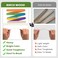 200 Piece Multicolor Popsicle Sticks,4.5 Inch Natural Wood Craft Sticks for Waxing,Craft Project, Tongue Depressor,DIY Classroom Crafts,Woodcraft (Wood, Rainbow)