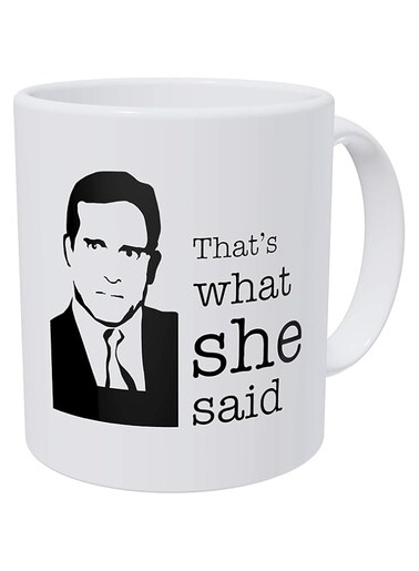 della Pace That's What She, Office, Boss 11 Ounces Funny Coffee Mug Gag Gift