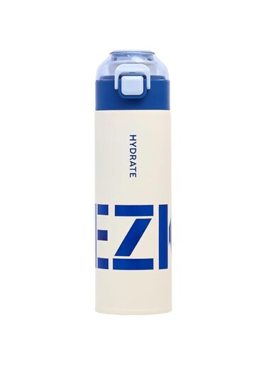 Eazy Kids - Double Wall Insulated Travel Water Bottle - Blue, 550Ml