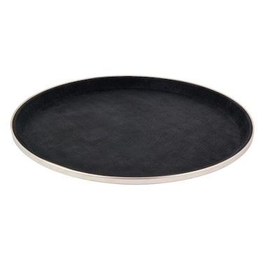 Ilsa Round non-slip tray with reinforced stainless steel edge - fibreglass &Oslash; cm 35,5