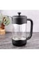 Ilsa French press filter Coffee/Tea/Infuser maker - Borosilicate glass and stainless steel 18/10 plunger cl 35