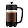 Ilsa French press filter Coffee/Tea/Infuser maker - Borosilicate glass and stainless steel 18/10 plunger cl 35