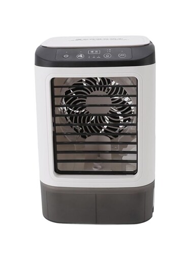 Portable Conditioners, 12W 900ml Cooler Mini Conditioner Portable AC Cooler for Room Home Office Camp, Water USB Powered Humidifying Misting Portable Cooler