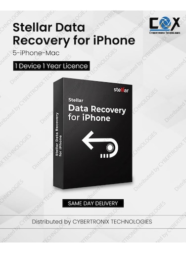 Stellar Data Recovery for iPhone 5-iPhone-Mac   1 Device for 1 Year   Digital License
