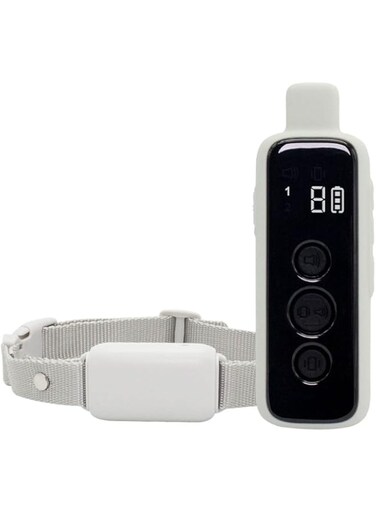 Calmshops Dog Training Collar, Vibrating Version, Animal Print, Large Dog Breed, Customizable Vibration Levels