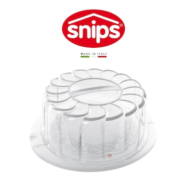 Snips Cake Carrier with Tray &amp; Cover &ndash; 28cm, Made in Italy