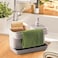 Snips Tidy Up White Sink Organizer with Soap Dispenser &amp; Sponge Holder &ndash; Made in Italy
