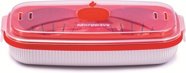 Snips Microwave Egg Poacher &amp; Omelette Maker 0.75 Liter 000848 &ndash; Quick &amp; Easy Poaching for Eggs and Omelettes &ndash; Microwave Safe, BPA-Free, Reusable Cooker
