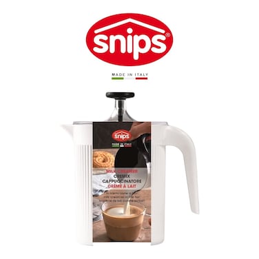 Snips Cremix Cappuccino Milk Frother &ndash; White, Made in Italy