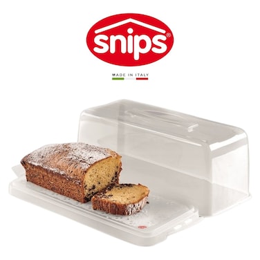 Snips Plum Cake Keeper with Tray &amp; Dome Cover &ndash; Made in Italy