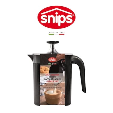 Snips Cremix Cappuccino Milk Frother &ndash; Black, Made in Italy