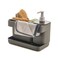 Snips Tidy Up Grey Sink Organizer with Soap Dispenser &amp; Sponge Holder &ndash; Made in Italy