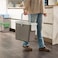 Snips 25L Recycling Bin for Separate Waste Collection &ndash; Grey with Light Grey Lid, Made in Italy