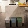 Snips 25L Recycling Bin for Separate Waste Collection &ndash; Grey with Light Grey Lid, Made in Italy