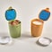 Snips Orange Yogurt Ice Box with Ice Pack &amp; Leak-Safe Lid &ndash; Made in Italy