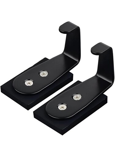 Paporich Strong Magnet Hooks Heavy Duty, Anti-Slip Rubber Coated Magnetic Hooks for Wreath, Coat, Bag, Umbrella, Towel, Christmas Halloween Wreath Decorations (Set of 2)