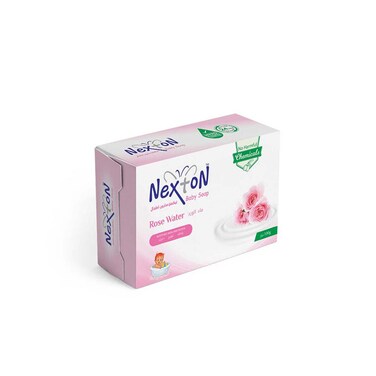 Nexton Baby Rose Soap 100g   Gentle Baby Bath Soap for Newborns &amp; Infants   Rose Extract Moisturizing Soap for Soft Sensitive Skin