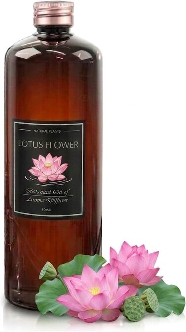 Lotus Flower Essential Oil 500mL &ndash; Natural Botanical Aroma Oil for Diffuser, Aromatherapy &amp; Home Fragrance &ndash; Fresh Floral Scent for Relaxing Atmosphere &amp; Spa