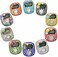 12 Pcs Bling Crystal Digital Finger Counter Set &ndash; Sparkly Rhinestone Tasbih for Zikr &amp; Prayer &ndash; 5-Digit LCD Electronic Hand Tally Counter for Knitting, Sports, Crochet &amp; Meditation &ndash; Ramadan Gift Pack