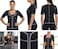 Women&rsquo;s Neoprene Sauna Suit Vest with Zipper &ndash; Short Sleeve Sweat Body Shaper for Weight Loss &ndash; Compression Waist Trainer &amp; Workout Shirt for Gym, Yoga, and Fitness