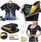Women&rsquo;s Neoprene Sauna Suit Vest with Zipper &ndash; Short Sleeve Sweat Body Shaper for Weight Loss &ndash; Compression Waist Trainer &amp; Workout Shirt for Gym, Yoga, and Fitness