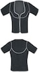 Women&rsquo;s Neoprene Sauna Suit Vest with Zipper &ndash; Short Sleeve Sweat Body Shaper for Weight Loss &ndash; Compression Waist Trainer &amp; Workout Shirt for Gym, Yoga, and Fitness