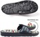 Acupressure Massage Slippers for Men and Women &ndash; Chinese Reflexology Therapy Sandals with Rotating Massage Nodes &ndash; Stress Relief Foot Massager Shoes for Plantar Fasciitis &amp; Relaxation &ndash; Unisex Medical Stones Massage Slides