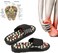Acupressure Massage Slippers for Men and Women &ndash; Chinese Reflexology Therapy Sandals with Rotating Massage Nodes &ndash; Stress Relief Foot Massager Shoes for Plantar Fasciitis &amp; Relaxation &ndash; Unisex Medical Stones Massage Slides