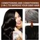 2 PCS Natural Hair Darkening Shampoo &amp; Conditioner Bar Set &ndash; Organic Ginseng and Ginger Formula for Hair Growth &ndash; Gray Reverse Treatment for Treated, Dry, and Damaged Hair &ndash; Anti-Hair Loss Solid Soap Bars