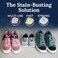 Complete Shoe Cleaner Kit &ndash; Premium Sneaker Cleaning Solution with Ergonomic Brush &ndash; All-Natural Stain Remover for Leather, Suede, Canvas, and White Soles