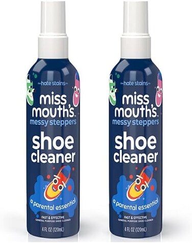 Complete Shoe Cleaner Kit &ndash; Premium Sneaker Cleaning Solution with Ergonomic Brush &ndash; All-Natural Stain Remover for Leather, Suede, Canvas, and White Soles